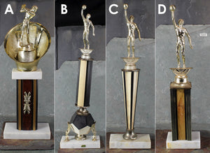 1970s Sports Trophies | Your Choice of Basketball, Baseball, Golf, etc. | Vintage High School Trophies | Bixley Shop