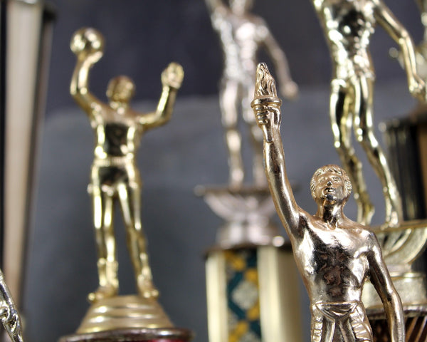 1970s Sports Trophies | Your Choice of Basketball, Baseball, Golf, etc. | Vintage High School Trophies | Bixley Shop