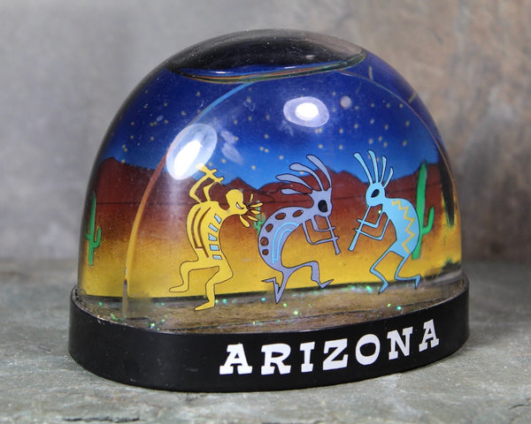 Vintage Arizona Souvenir Snow Globe | 1980s Arizona Snow Globe | Bixley Shop