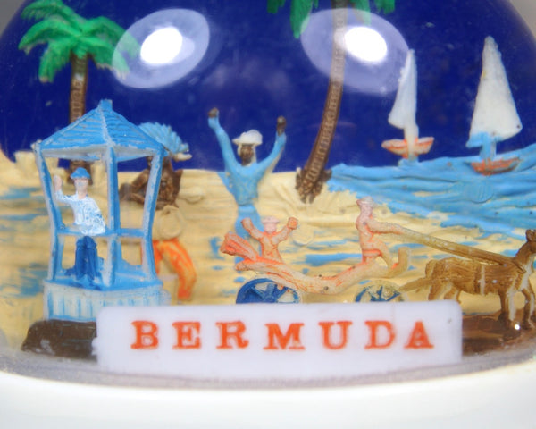 Vintage Bermuda Souvenir Snow Globe | 1970s Bermuda Snow Globe | Bixley Shop