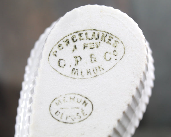 Set of 6 Pouring Ramekins | C.P. & Co French Porcelain Ramekins | Tear Drop Shaped Ramekins | Bixley Shop