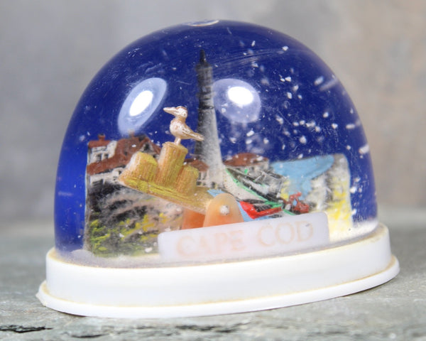 Vintage Cape Cod Souvenir Snow Globe | 1970s Cape Cod, Massachusetts Snow Globe | Bixley Shop