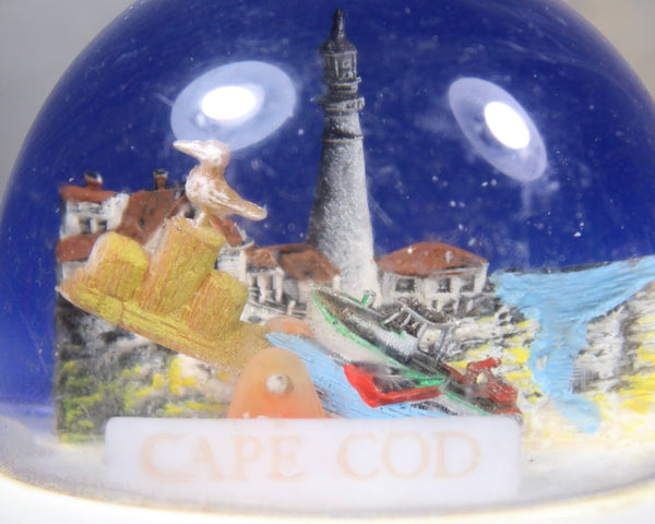 Vintage Cape Cod Souvenir Snow Globe | 1970s Cape Cod, Massachusetts Snow Globe | Bixley Shop