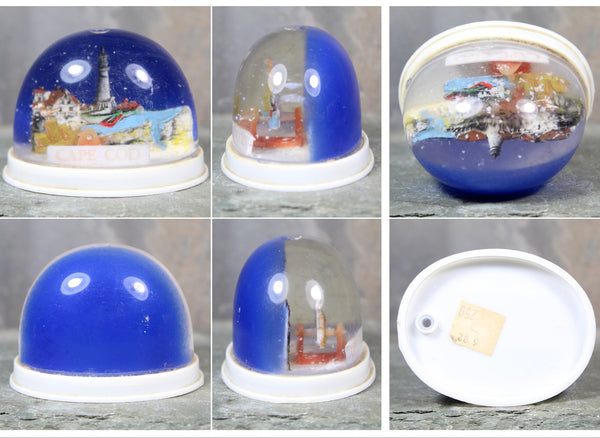 Vintage Cape Cod Souvenir Snow Globe | 1970s Cape Cod, Massachusetts Snow Globe | Bixley Shop