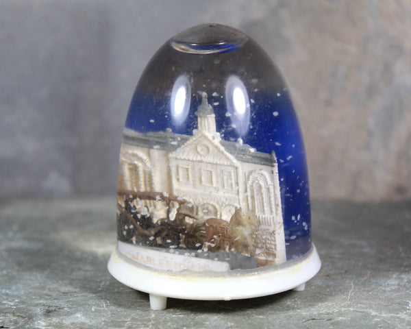 Vintage Charleston, South Carolina Souvenir Snow Globe | 1970s Charleston Snow Globe | Bixley Shop