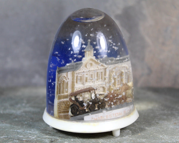 Vintage Charleston, South Carolina Souvenir Snow Globe | 1970s Charleston Snow Globe | Bixley Shop