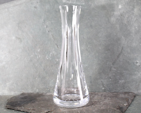 Vintage Crystal Bud Vase | Bixley Shop