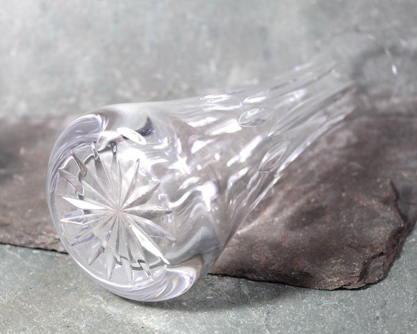 Vintage Crystal Bud Vase | Bixley Shop