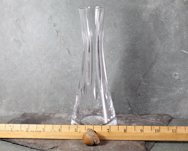 Vintage Crystal Bud Vase | Bixley Shop