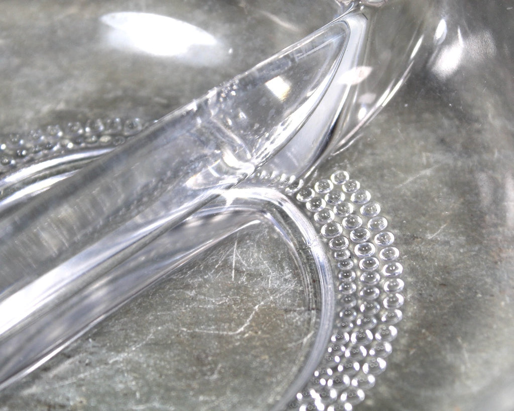 Vintage Luxhem De Veropa Divided Relish Dish Tray Glass Clear Daisy 3 Vintage Luxhem De Veropa Divided Relish Dish Tray Glass Clear Daisy 3