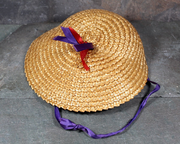 Vintage Doll Hat | Woven Doll Sun Hat | Straw Doll Sun Hat | Bixley Shop