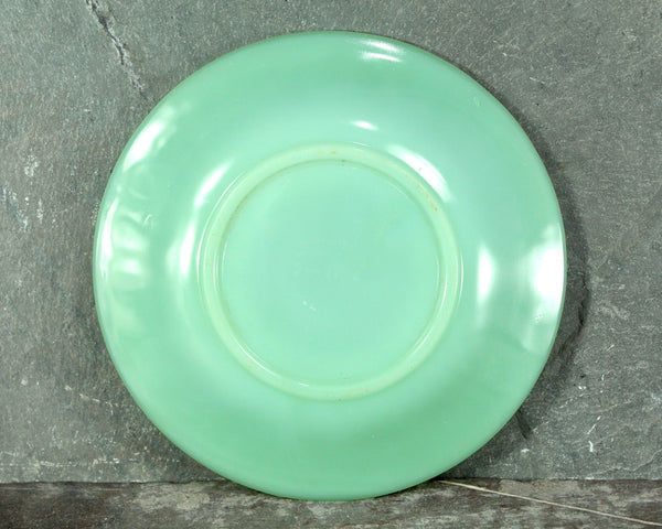 Set of 2 Vintage Fire King Jadeite Saucers | Vintage Jadeite | 6" Saucers | Collectible Glass | Bixley Shop