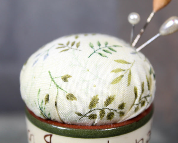 Ireland Upcycled Pin Cushion | Vintage Irish Pin Cushion | Ireland Souvenir Pin Cushion | Handmade by Bixley Shop