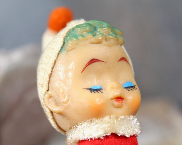 Vintage Knee-Hugger Elf | Circa 1950s | Adorable Delta Christmas Elf | Made in Japan | Bixley Shop