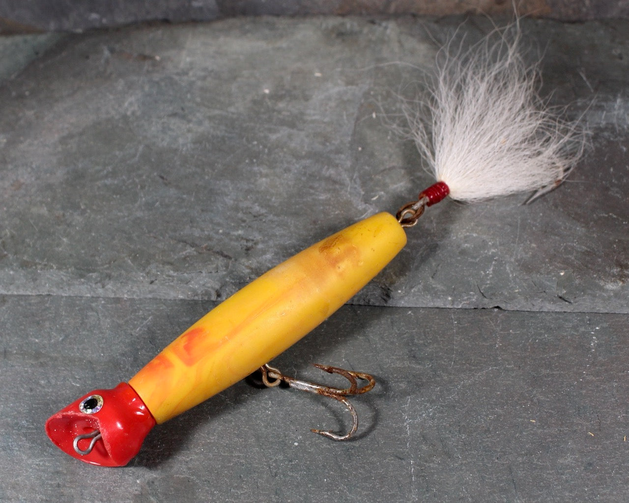 antique giant wooden fish lures pics Set of 3 Vintage Large Fishing | Circa 1950s | 1 and 2 Plastic Large Fishing Lures Rod Art with Sulky 4thofjuly Models:JC Elite XG GR8.1:1 Left Hand