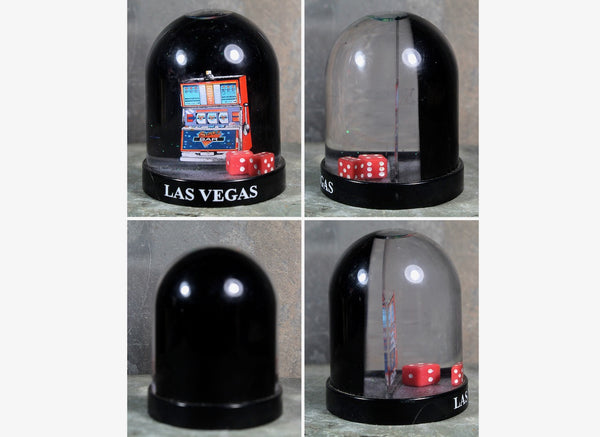 Vintage Las Vegas Souvenir Snow Globe | 1970s Las Vegas Snow Globe | Slot Machine | Bixley Shop