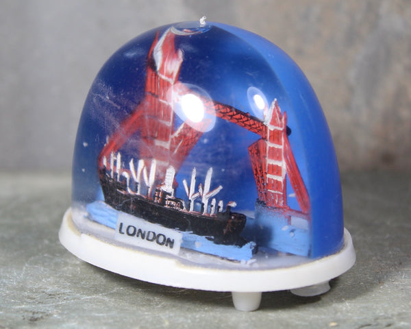 Vintage London, England Souvenir Snow Globe | 1970s London Snow Globe | Tower Bridge | London Bridge | Bixley Shop