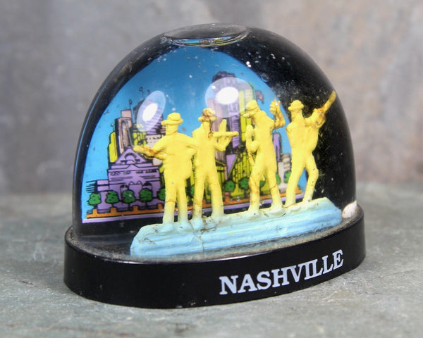 Vintage Nashville Souvenir Snow Globe | 1970s Nashville Tennessee Snow Globe | Bixley Shop