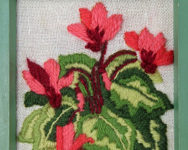 Vintage Framed Floral Needlepoint | Your Choice of Design | Framed Vintage Needlepoint | Bixley Shop