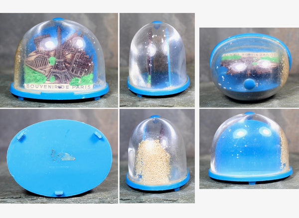 RARE! Vintage Paris Souvenir Snow Globe | 1970s Paris France Snow Globe | Eiffel Tower | Made in France | Bixley Shop