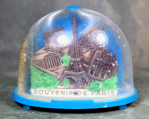 RARE! Vintage Paris Souvenir Snow Globe | 1970s Paris France Snow Globe | Eiffel Tower | Made in France | Bixley Shop