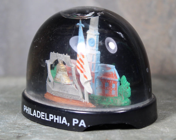 Vintage Philadelphia Souvenir Snow Globe | 1980s Philadelphia Snow Globe | Liberty Bell | Independence Hall | Bixley Shop