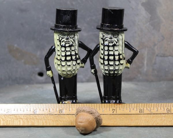 Mr Peanut Salt and Pepper Shakers | Planters Peanut Company Plastic Salt & Pepper Shakers | Classic Kitsch | Billy Shop