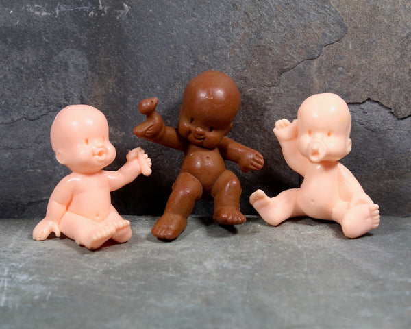 Set of 17 Baby Dolls for Crafting | Circa 1970s | Adorable Babies in Different Poses | Bixley Shop