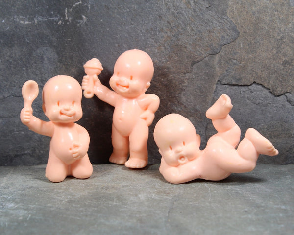 Set of 17 Baby Dolls for Crafting | Circa 1970s | Adorable Babies in Different Poses | Bixley Shop