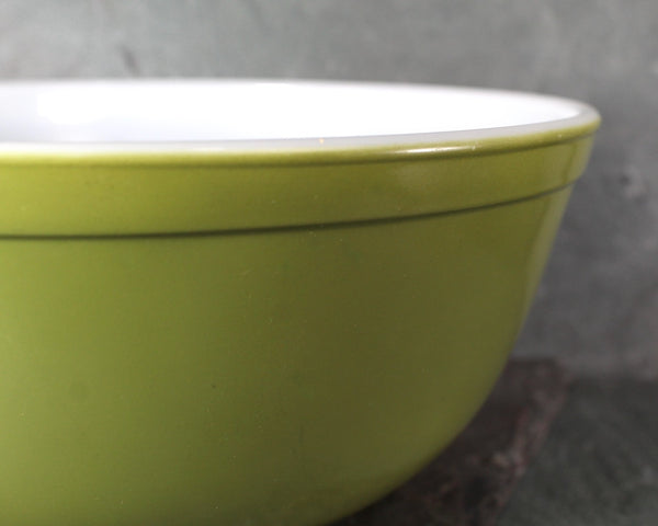 Vintage Pyrex #403 Nesting Bowl 2.5 Quart | Pyrex Mixing Bowl | Avocado Green Pyrex | Bixley Shop