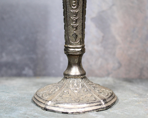 Vintage Raimond Silverplate & Ceramic Bud Vase | Circa 1950s | Made in Japan | Bixley Shop