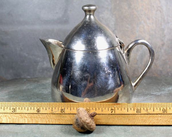 1960s Atomic Creamer | Vintage Silverplate Lidded Creamer | Bixley Shop