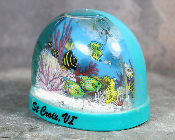 Vintage St. Croix Souvenir Snow Globe | 1970s St. Croix Snow Globe | Bixley Shop