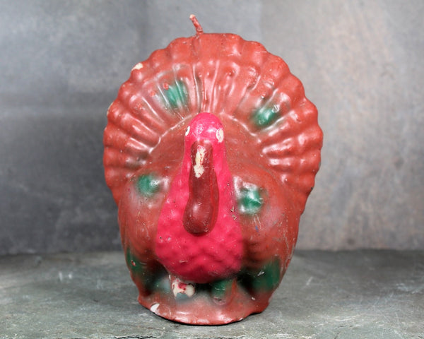 Vintage Turkey Candle | 1950s Vintage Thanksgiving Turkey Candle | Vintage Thanksgiving | Bixley Shop