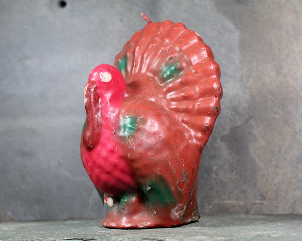 Vintage Turkey Candle | 1950s Vintage Thanksgiving Turkey Candle | Vintage Thanksgiving | Bixley Shop