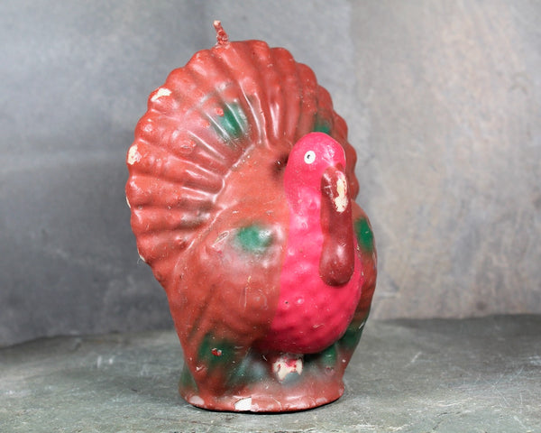 Vintage Turkey Candle | 1950s Vintage Thanksgiving Turkey Candle | Vintage Thanksgiving | Bixley Shop