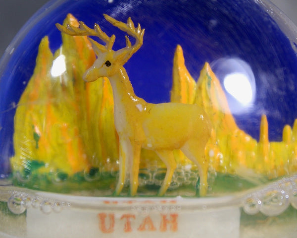 RARE! Vintage Salt Lake Temple Souvenir Snow Globe | 1970s Salt Lake City, Utah Snow Globe | Bixley Shop