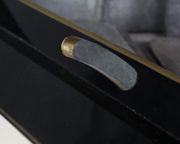 Vintage Lacquered Tray with Bird Design | Ebbels of England Lacquered Tray | Birds and Butterflies | Bixley Shop