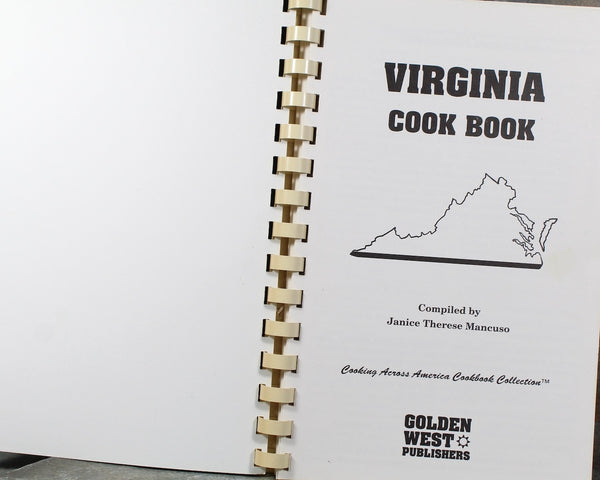 VIRGINIA Cookbook by Janice Therese Mancuso | Cooking Across America Series | 2004 | Bixley Shop