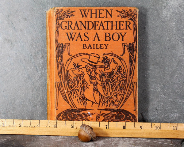 When Grandfather Was a Boy by Carolyn Sherwin Bailey | 1928 Antique Children's Novel | Bixley Shop