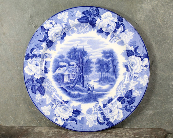 Woods Ware Enoch Wood's English Scenery 2 Small Plates | English Porcelain | Appetizer and Dessert Plates | Bixley Shop