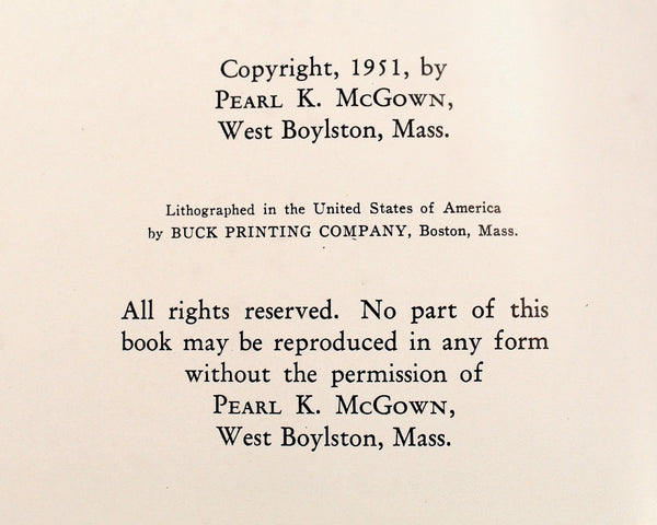 AUTOGRAPHED Copy | You Can Hook Rugs by Pearl K. McGown | 1951 FIRST EDITION | Hooked Rug How-To Book | Bixley Shop