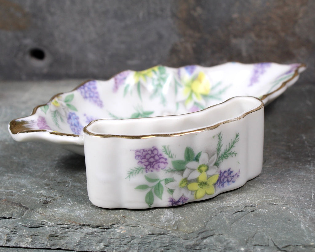 vintage porcelain cigarette holder Buy Rosenthal Ashtray Set, Moss Rose, Gold Trim Online in India Excellent original condition Vintage French Hand Painted Porcelain
