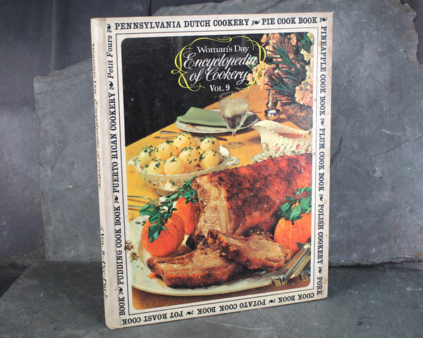 HOLD - Set of 3 Woman's Day Encyclopedia of Cookery, Volumes 1, 2 & 9 - 1965 Vintage Cookbooks - FIRST EDITION