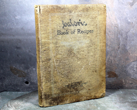 Caloric Book of Recipes, 1912 Antique Promotional & Instruction Cookbook for the Caloric Fireless Cookstove