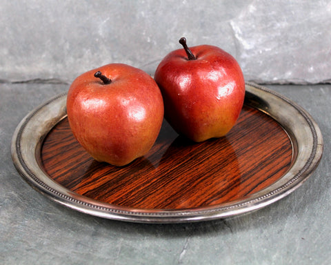 Sheffield Silver Plate and Formica Serving Tray - Gorgeous Mid-Century Tray - Perfect for Cocktails and Hors D'oeuvres