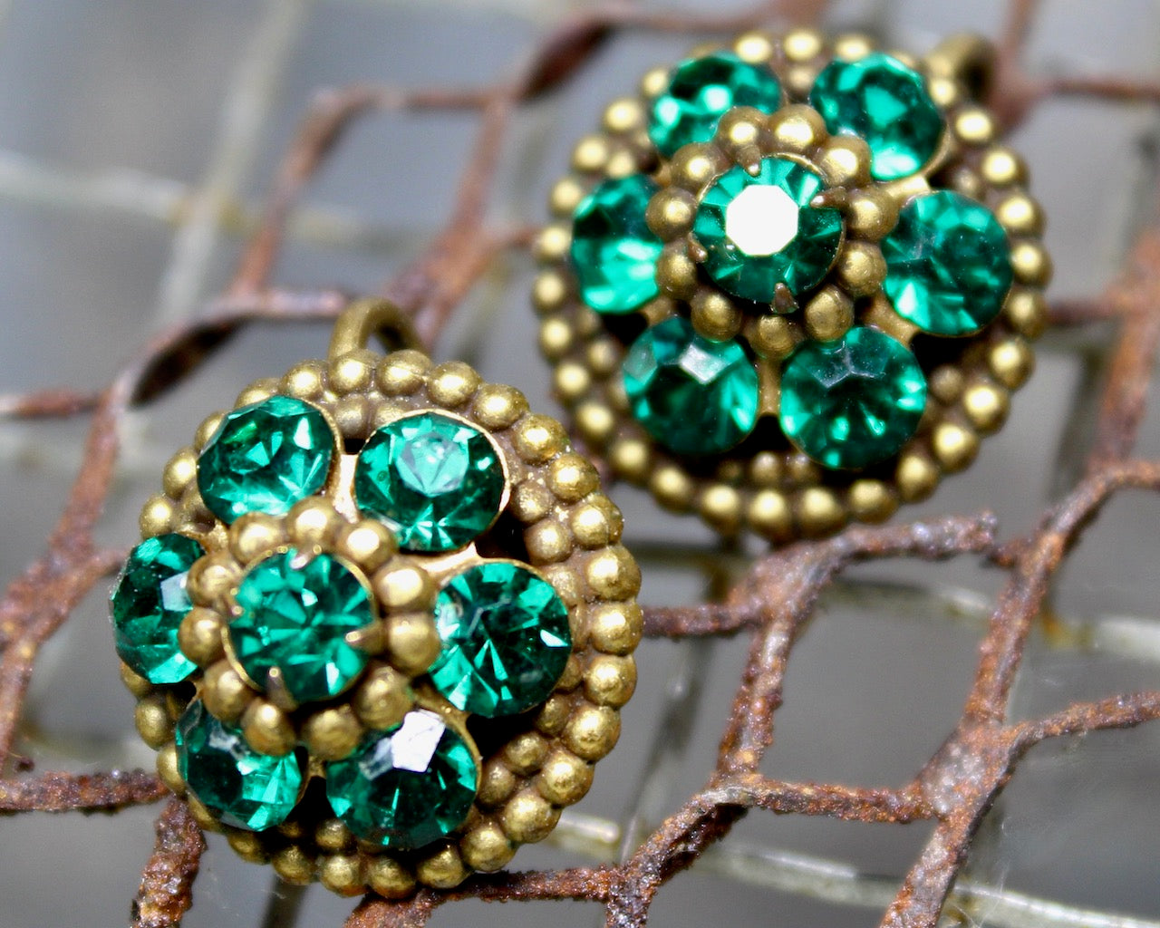Classic Drama Earrings - Emerald Green – #STASH