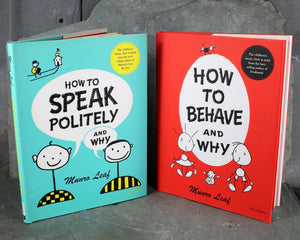 Munro Leaf Classics | How to Behave and Why and How to Speak Politely and Why | Set of 2 Social/Emotional Books for Young Children