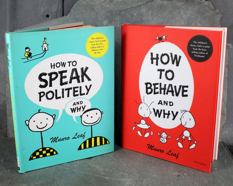 Munro Leaf Classics | How to Behave and Why and How to Speak Politely and Why | Set of 2 Social/Emotional Books for Young Children