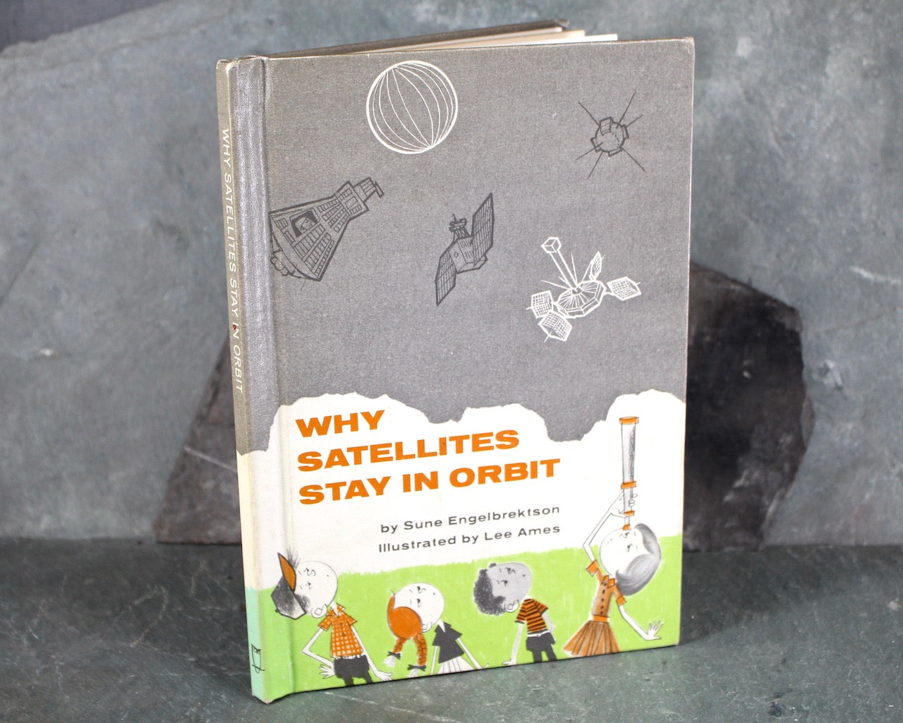 Why Satellites Stay in Orbit by Sune Engelbrektson | 1964 Children's Picture Book about Outer Space | 1960s Jet Age | Space Race